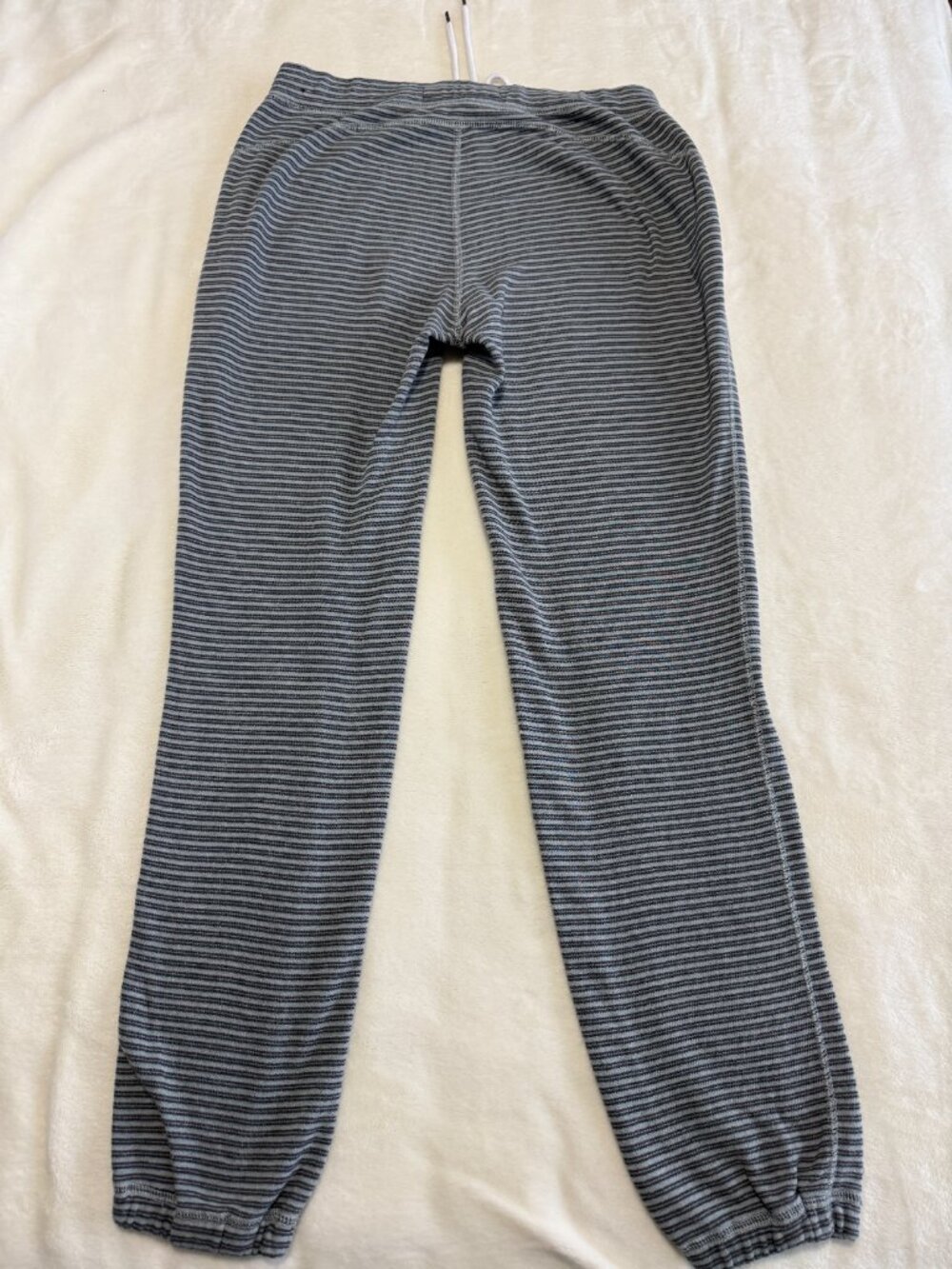 Abercrombie & Fitch Gray Striped Lounge Jogger Pants Women's Small - Picture 2 of 11